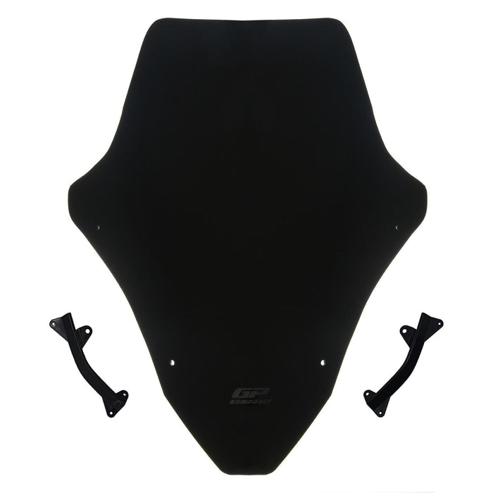 GP Kompozit Pare-brise sport noir compatible pour Honda PCX125 / PCX150 2021-2023