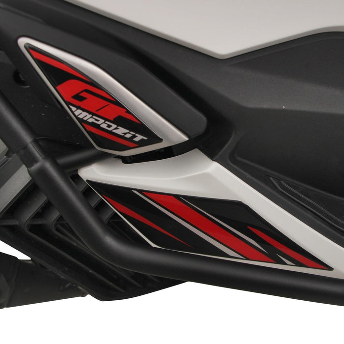 GP Kompozit Side Leg Tank Pad Red Compatible For Honda PCX125 / PCX150  2021-2024