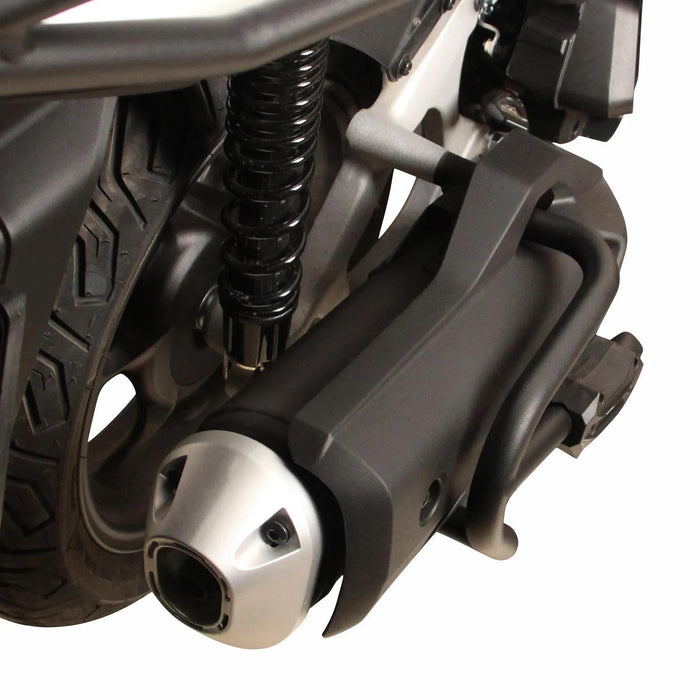 GP Kompozit Protector de escape Crash Bar negro compatible para Honda PCX125 / PCX150 2021-2023