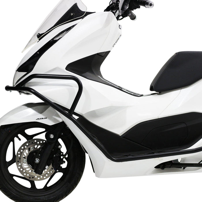 GP Kompozit Engine Protector Crash Bars Black Compatible For Honda PCX125 / PCX150  2021-2024