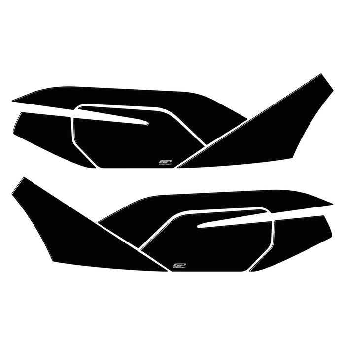 GP Kompozit Side Strip Tank Pad Black Compatible For Honda PCX125 / PCX150 2021-2024
