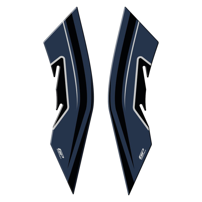 GP Kompozit Side Strip Leg Tank Pad Blue Compatible For Honda PCX125 / PCX150 2021-2024