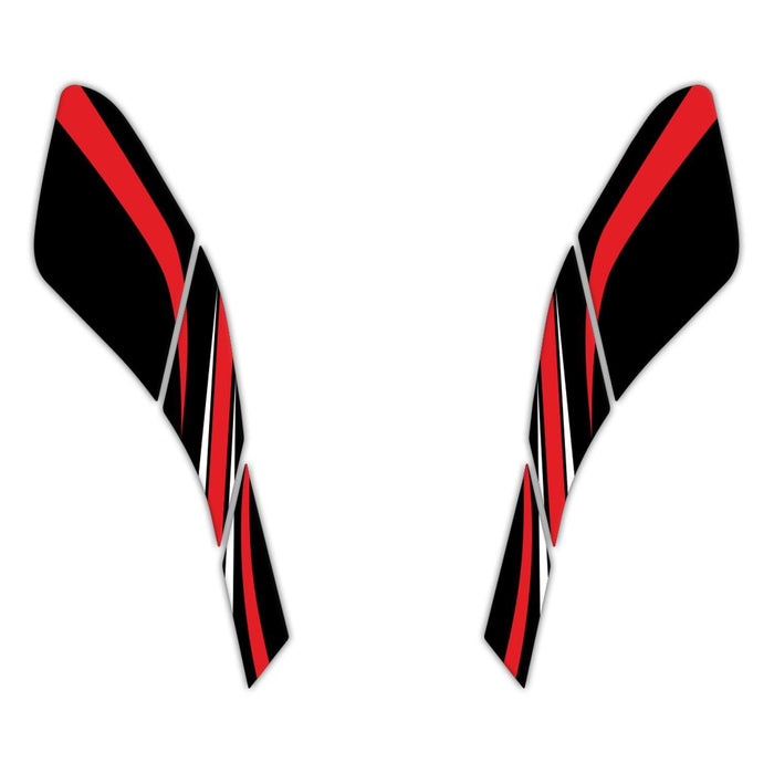 GP Kompozit Side Strip Tank Pad Red Compatible For Honda PCX125 / PCX150 2021-2024