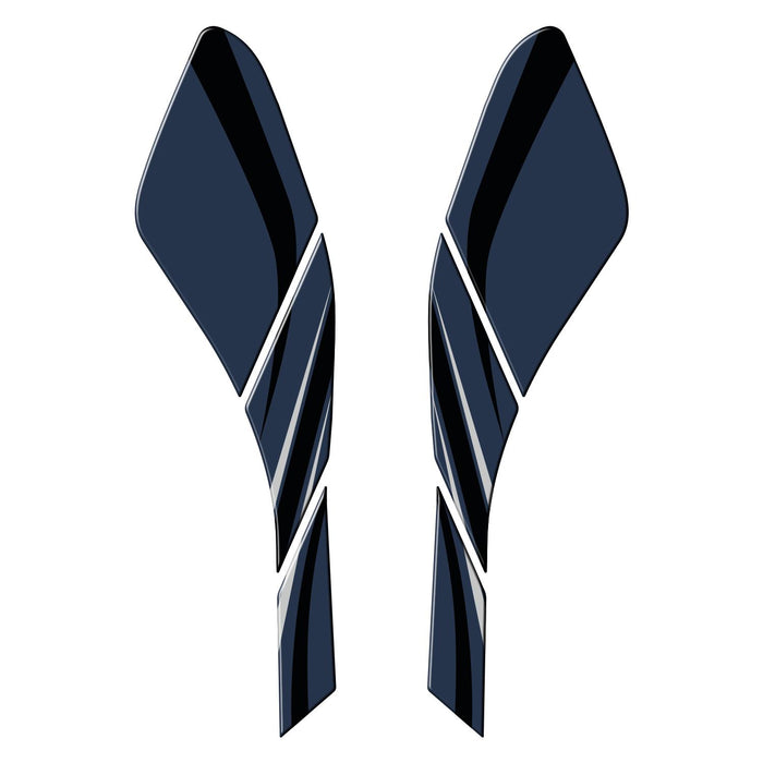 GP Kompozit Side Strip Tank Pad Blue Compatible For Honda PCX125 / PCX150 2021-2024