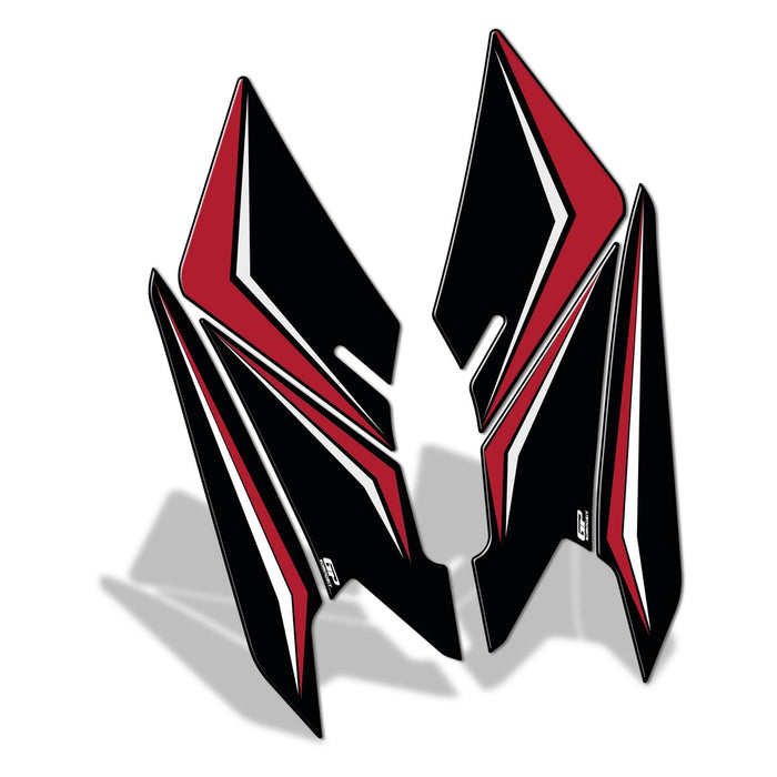 GP Kompozit Side Strip Tank Pad Red Compatible For Honda PCX125 / PCX150  2025