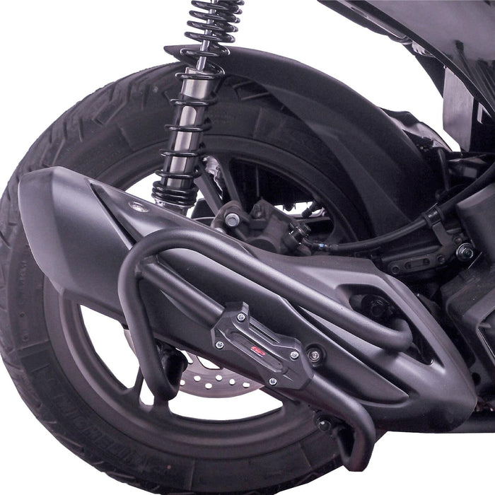 GP Kompozit Exhaust Guard Crash Bar Black Compatible For Honda SH125i  2024-2025