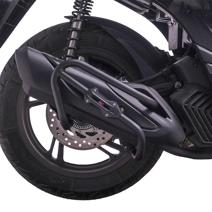GP Kompozit Exhaust Guard Crash Bar Black Compatible For Honda SH125i  2024-2025