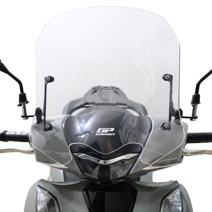GP Kompozit Windshield Windscreen Clear Compatible For Honda SH125i  2024-2025