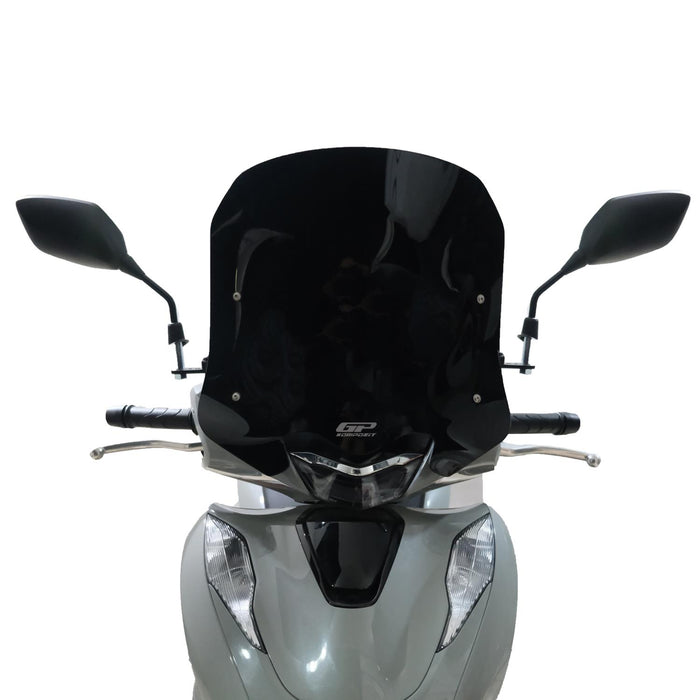 GP Kompozit Windshield Windscreen Black Compatible For Honda SH125i  2024-2025