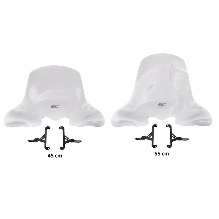 GP Kompozit Windshield Windscreen Clear Compatible For Honda SH125i 2024-2025