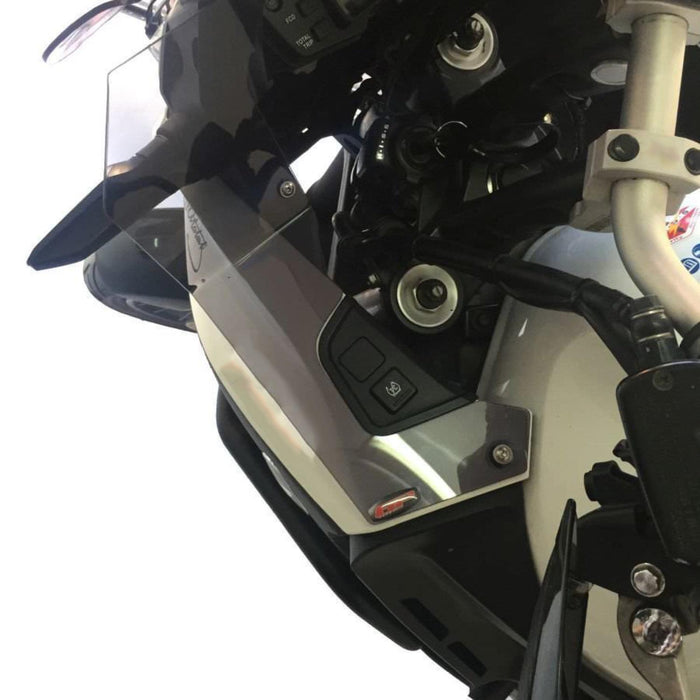 GP Kompozit Side Spoiler Wind Deflector Smoked Compatible For Honda VFR1200X Crosstourer  2012-2015