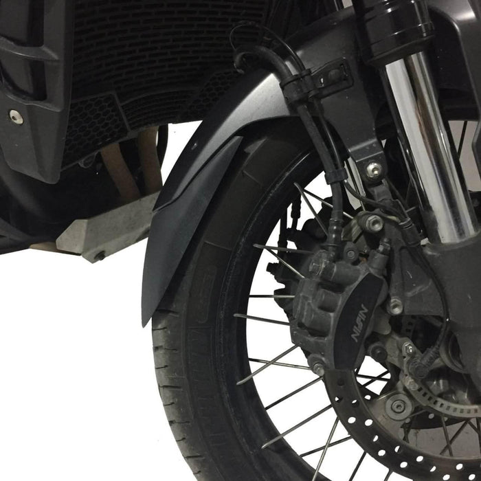 GP Kompozit Front Fender Extender Black Compatible For Honda VFR1200X Crosstourer  2012-2018