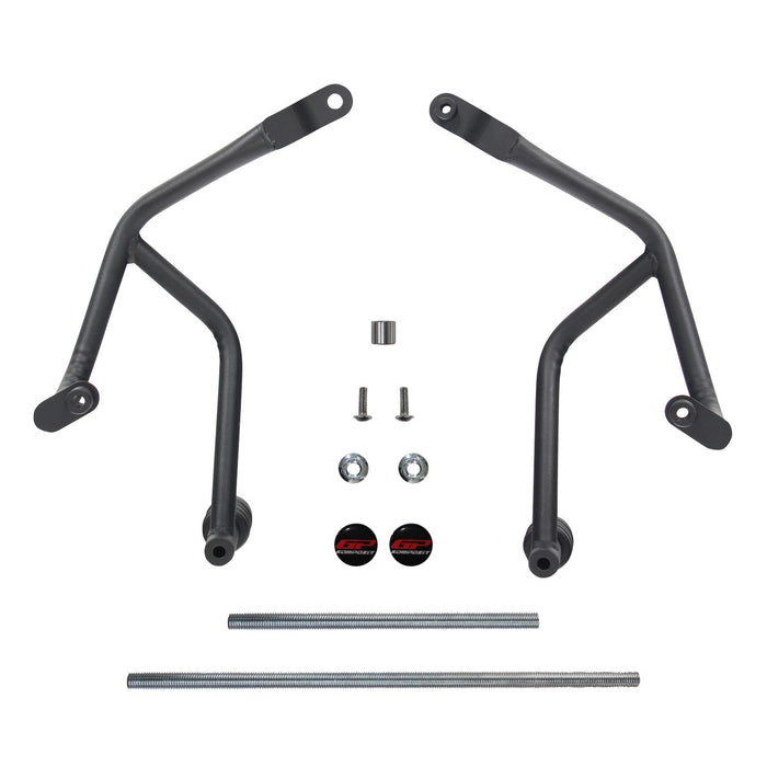 GP Kompozit Engine Protector Crash Bars Black Compatible For Husqvarna Svartpilen 250  2020-2023