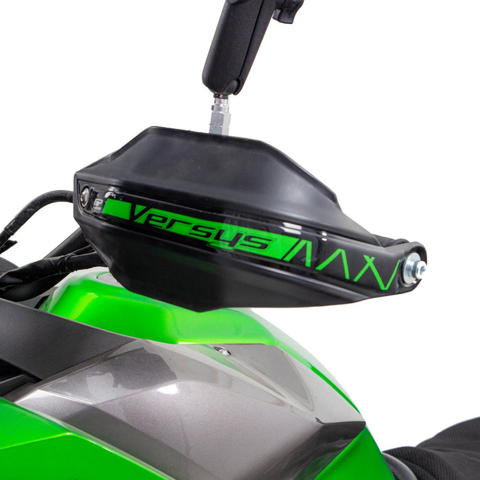 GP Kompozit Protège-mains en plastique noir compatible pour Kawasaki Versys X300 2017-2020