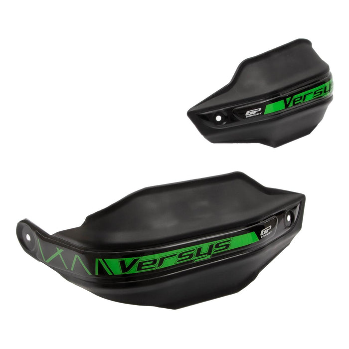 GP Kompozit Protège-mains en plastique noir compatible pour Kawasaki Versys X300 2017-2020