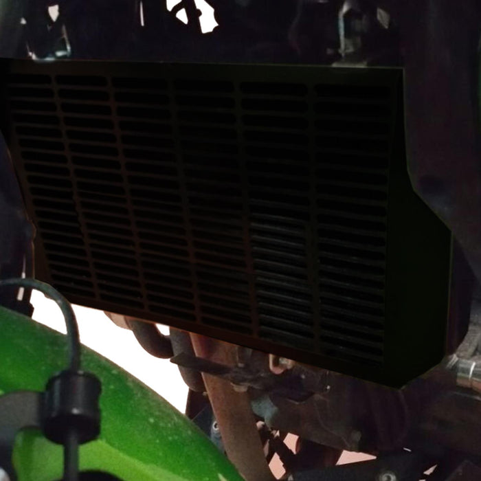 GP Kompozit Radiator Grille Guard Protector Cover Black Compatible For Kawasaki Z250SL 2015-2018