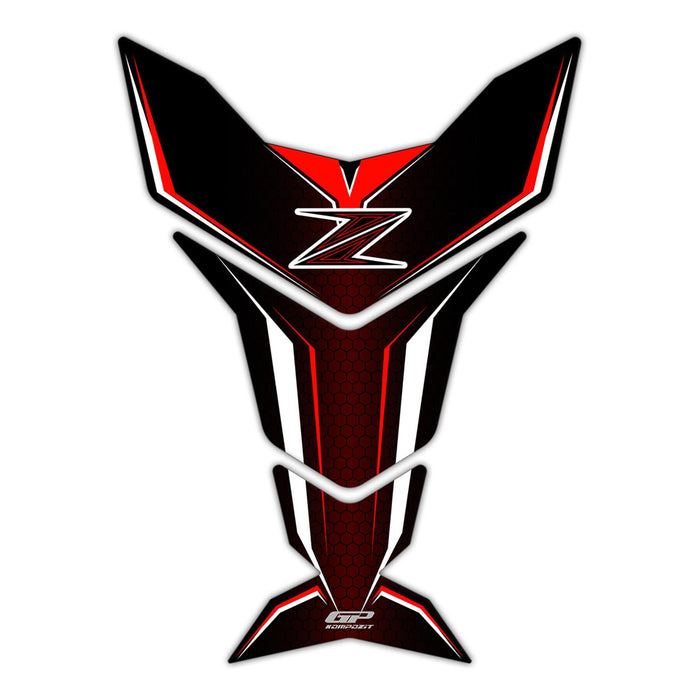 GP Kompozit Protection de réservoir Claret Rouge Compatible pour Kawasaki Z Serisi 2007-2023
