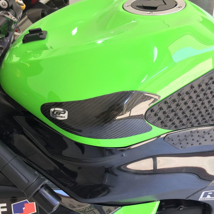GP Kompozit Tank Guard Carbon Fiber Compatible For Kawasaki ZX-6R  2009-2017