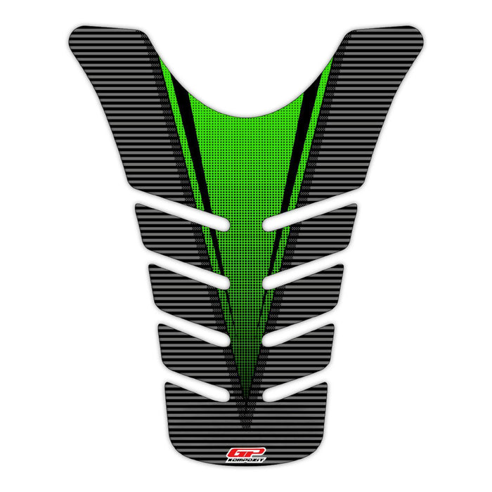 GP Kompozit Tank Pad Green Compatible For Kawasaki ZX-6R  2009-2017