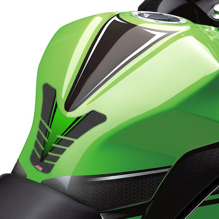 GP Kompozit Tank Pad Green Compatible For Kawasaki ZX-6R  2009-2017