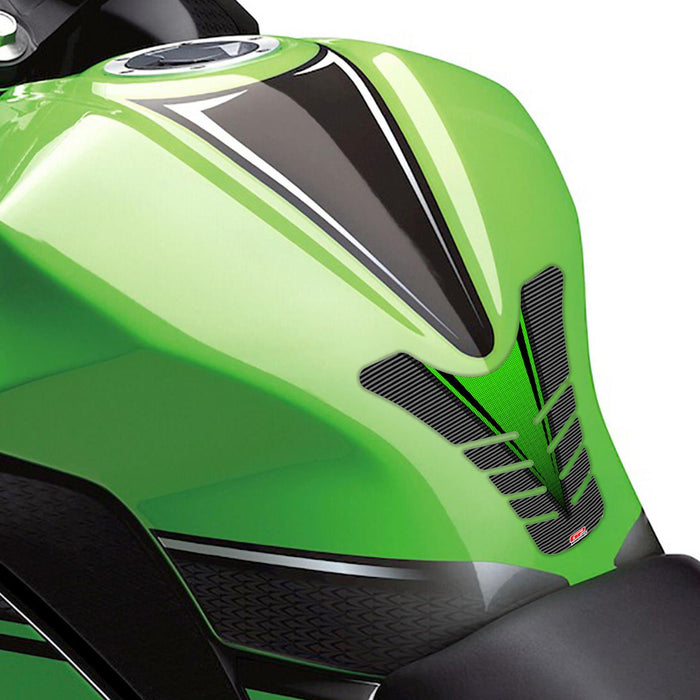 GP Kompozit Tank Pad Green Compatible For Kawasaki ZX-6R  2009-2017