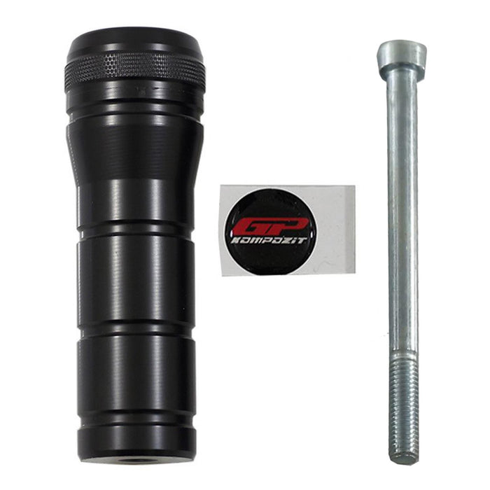 GP Kompozit Exhaust Crash Frame Slider Black Compatible For KTM 250 Adventure / 390 Adventure 2020-2024