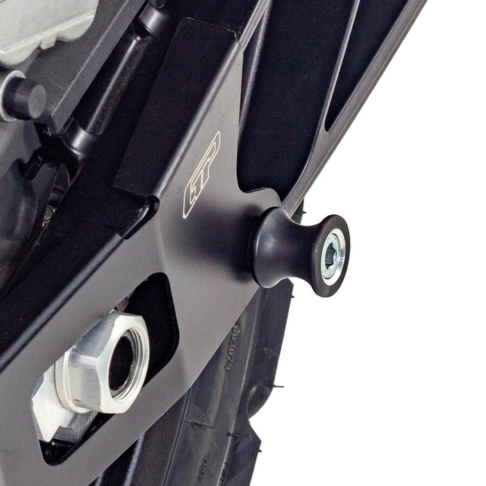 GP Kompozit Paddock Lift Stand Swingarm Spools Black Compatible For KTM 790 Adventure / R / 890 Adventure / R  2021-2023