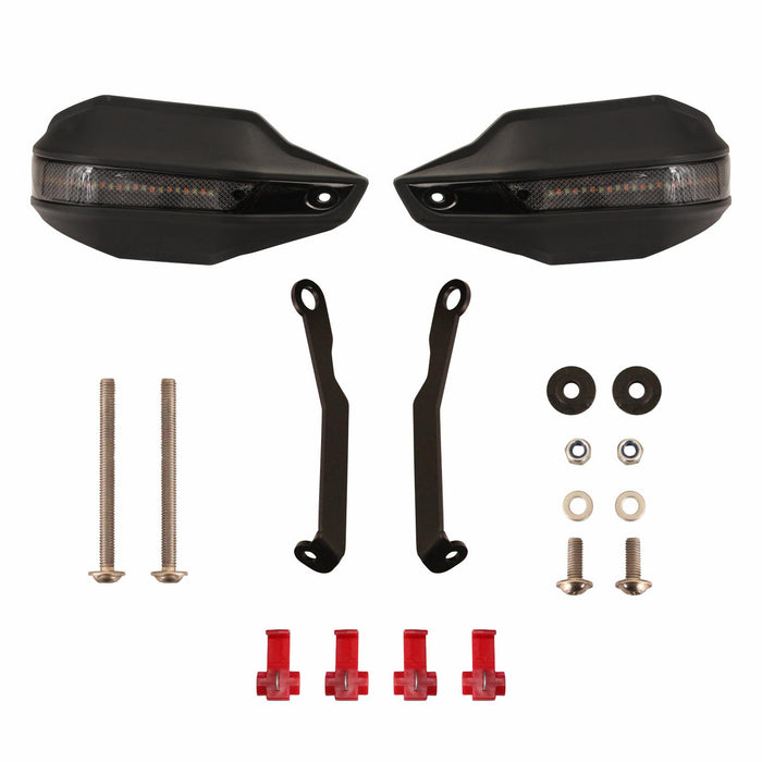 GP Kompozit LED Handguard Lights with Turn Signals Compatible For KTM 125 Duke / 200 Duke / 250 Duke / 390 Duke  2024