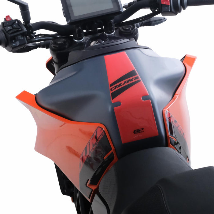 GP Kompozit Tank Pad Set Orange Compatible For KTM 125 Duke / 200 Duke / 250 Duke / 390 Duke  2024