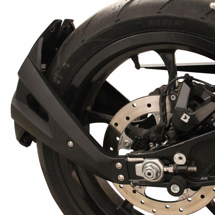GP Kompozit Rear Wheel Fender Hugger Splash Guard Black Compatible For KTM 250 Duke / 390 Duke  2011-2020
