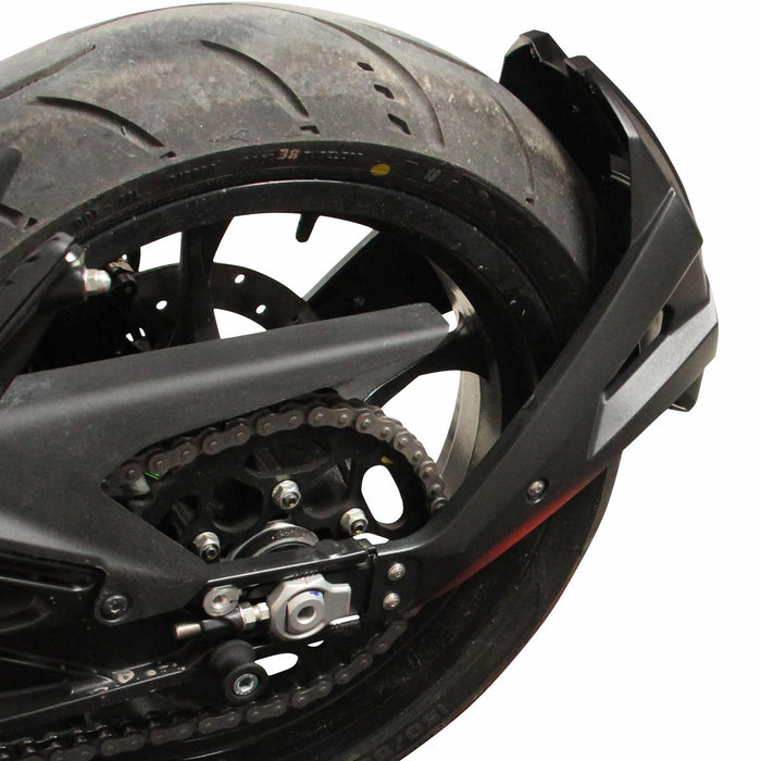 GP Kompozit Rear Wheel Fender Hugger Splash Guard Black Compatible For KTM 250 Duke / 390 Duke  2011-2020
