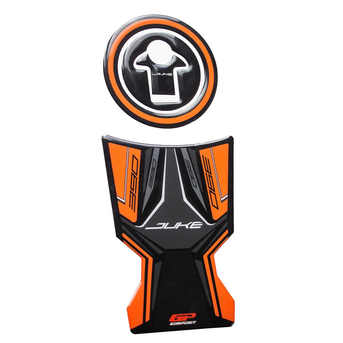 GP Kompozit Tank Pad Orange Compatible For KTM 390 Duke  2017-2023