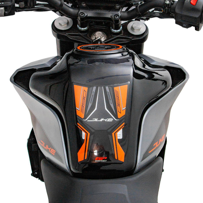 GP Kompozit Tank Pad Orange Compatible For KTM 390 Duke  2017-2023