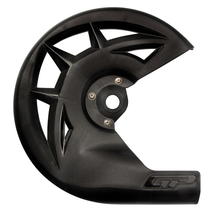 GP Kompozit Juego de protectores de disco delantero de plástico negro compatible con KTM 250 EXC 2013-2023