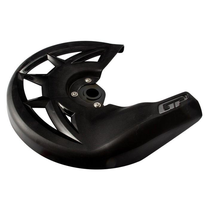 GP Kompozit Juego de protectores de disco delantero de plástico negro compatible con KTM 250 EXC 2013-2023