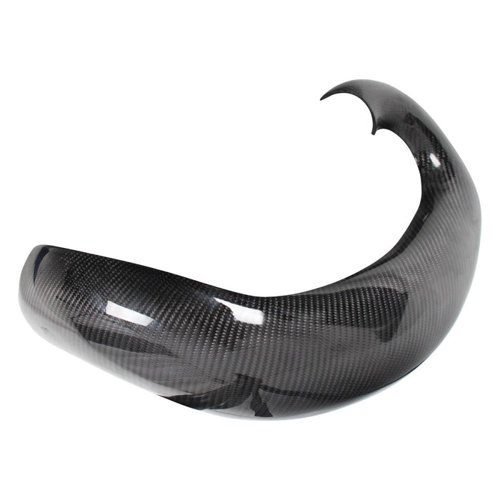 GP Kompozit Cubierta protectora de escape de tubo de fibra de carbono compatible con KTM 250 EXC de 2 tiempos 2020-2023