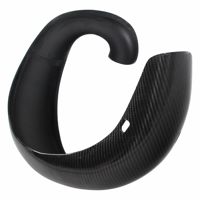 GP Kompozit Cubierta protectora de escape de tubo de fibra de carbono compatible con KTM 250 EXC de 2 tiempos 2020-2023