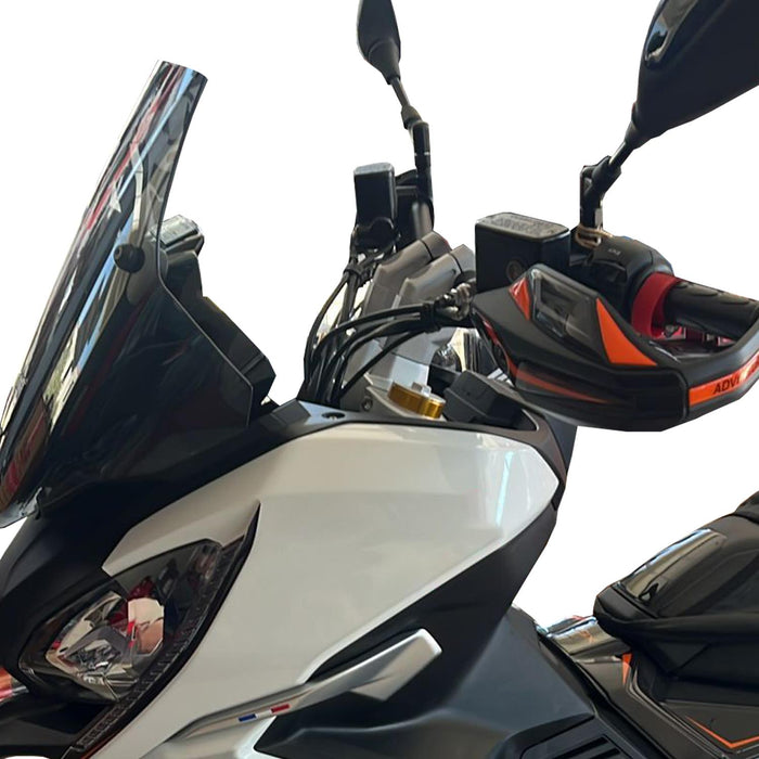 GP Kompozit Handlebar Riser Gray Compatible For Peuguet XP400 GT  2023-2024