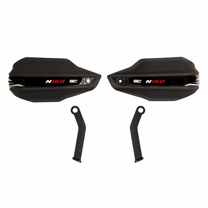 GP Kompozit Plastic Handguard Black Compatible For Bajaj Pulsar N160 2025