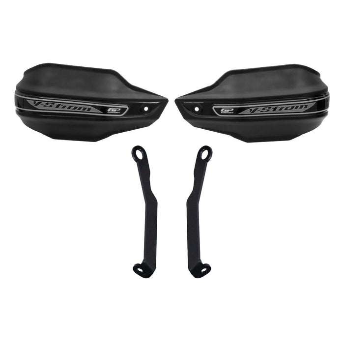 GP Kompozit Plastic Handguard Black-Gray Compatible For Suzuki V-Strom 800DE 2024-2025