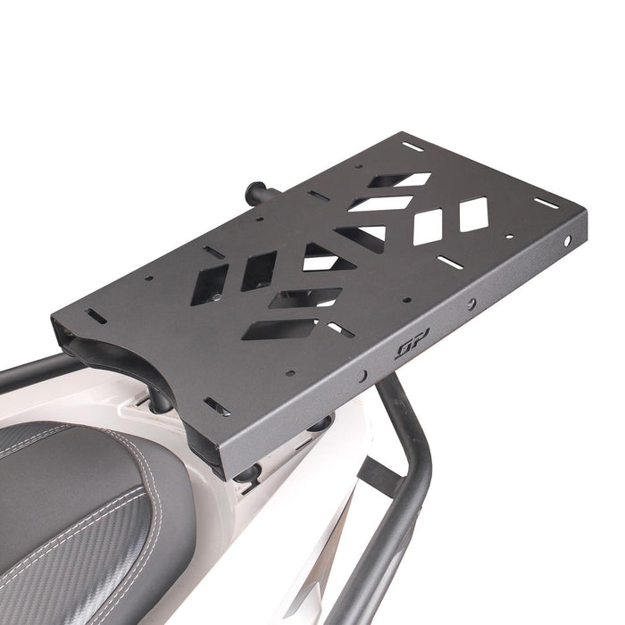 GP Kompozit Adjustable Rear Luggage Rack Black Compatible For Honda PCX125 / PCX150 2011-2025