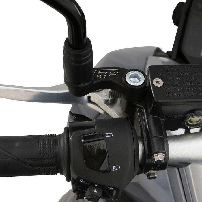 GP Kompozit Mirror Riser Extenders Black Compatible For RKS Freccia 150  2022-2025