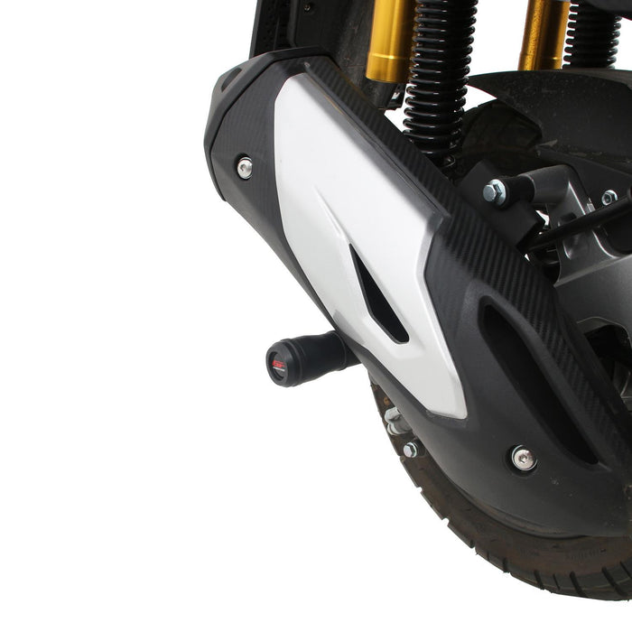 GP Kompozit Exhaust Crash Frame Slider Black Compatible For RKS Freccia 150  2022-2025