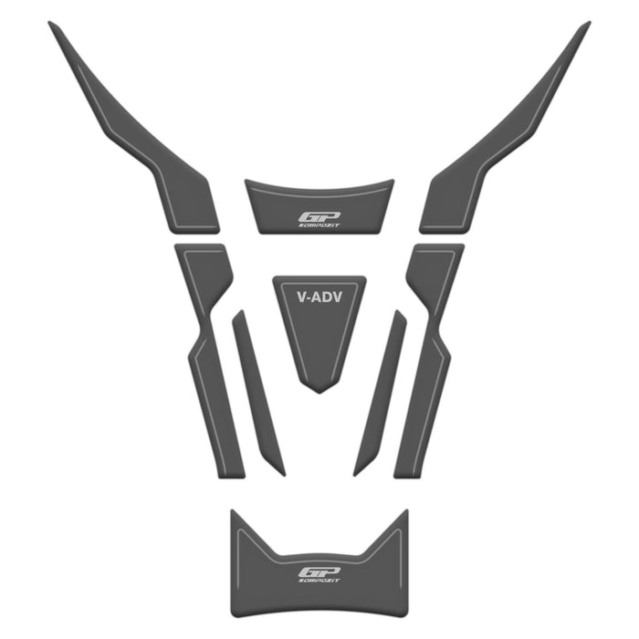 GP Kompozit Tank Pad Gray Compatible For RKS Freccia 150 2022-2023
