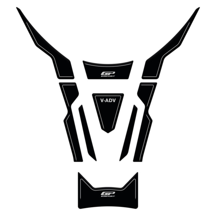 GP Kompozit Tank Pad Black Compatible For RKS Freccia 150  2022-2025