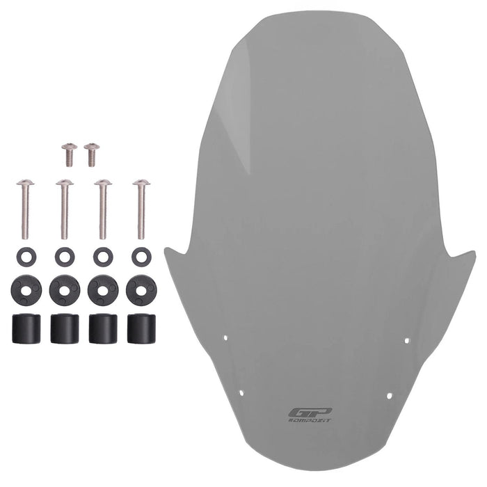 GP Kompozit Windshield Windscreen Smoked Compatible For RKS Newlight 125 Pro  2022-2024