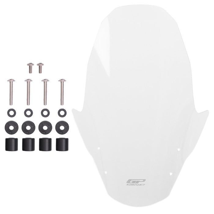 GP Kompozit Windshield Windscreen Clear Compatible For RKS Newlight 125 Pro  2022-2024