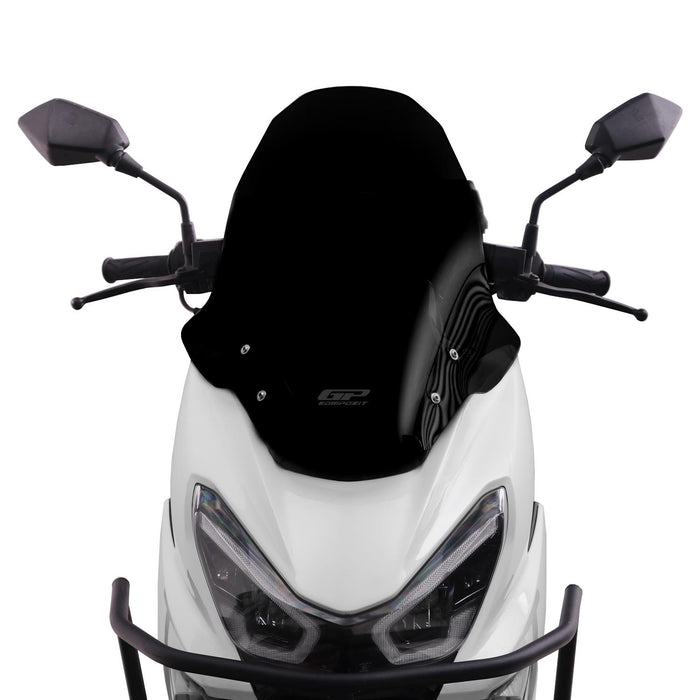 GP Kompozit Windshield Windscreen Black Compatible For RKS Newlight 125 Pro  2022-2024