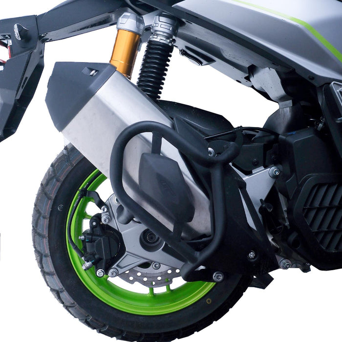 GP Kompozit Exhaust Guard Crash Bar Black Compatible For RKS Reale125  2022-2025