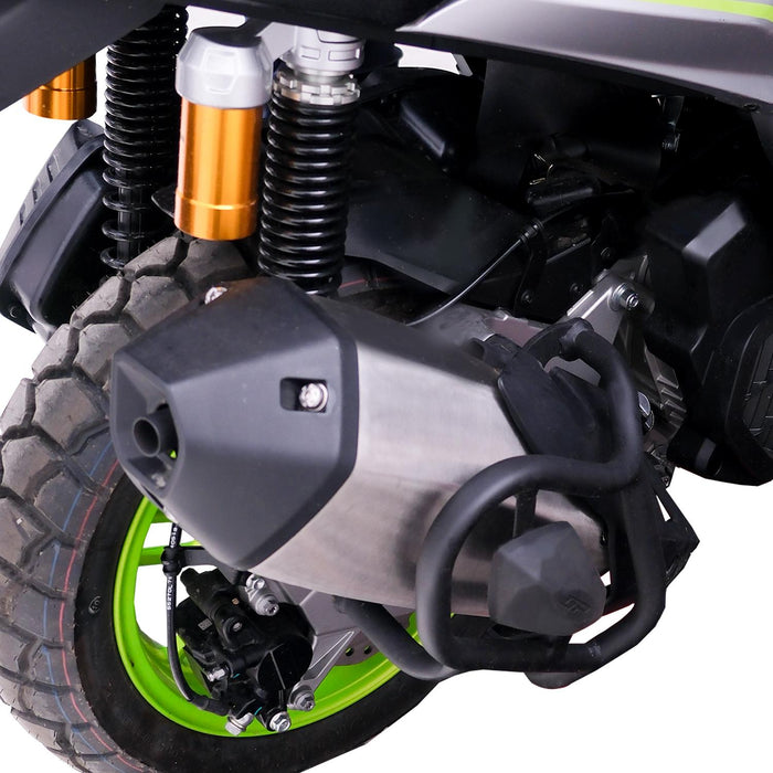 GP Kompozit Exhaust Guard Crash Bar Black Compatible For RKS Reale125  2022-2025